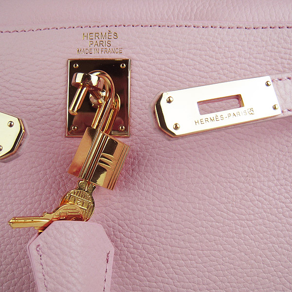 7A Replica Hermes Kelly 32cm Togo Leather Bag Pink 6108 - Click Image to Close